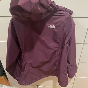 North face Deep Purple Lightweight rain jacket